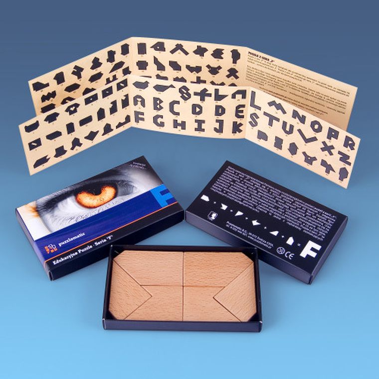 Puzzlomatic, Edukacyjne Puzzle - seria F, gra edukacyjna