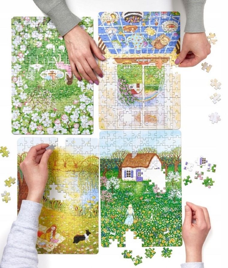 Puzzlove, CzuCzu, Czas na kwiaty, puzzle, 4-150 elementów