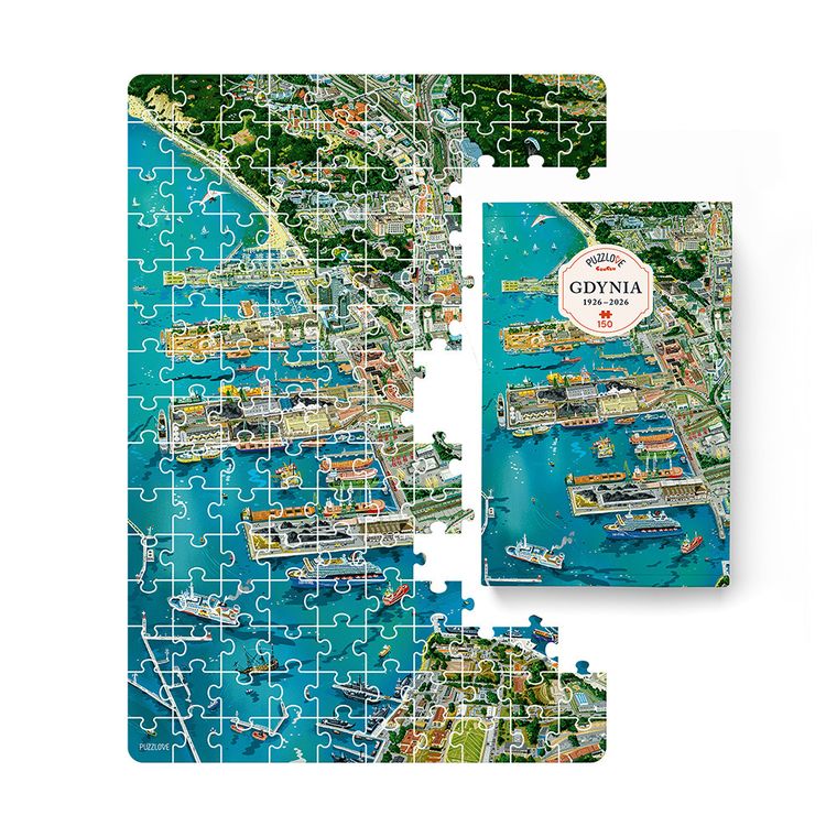 Puzzlove, CzuCzu, Gdynia, puzzle, 150 elementów