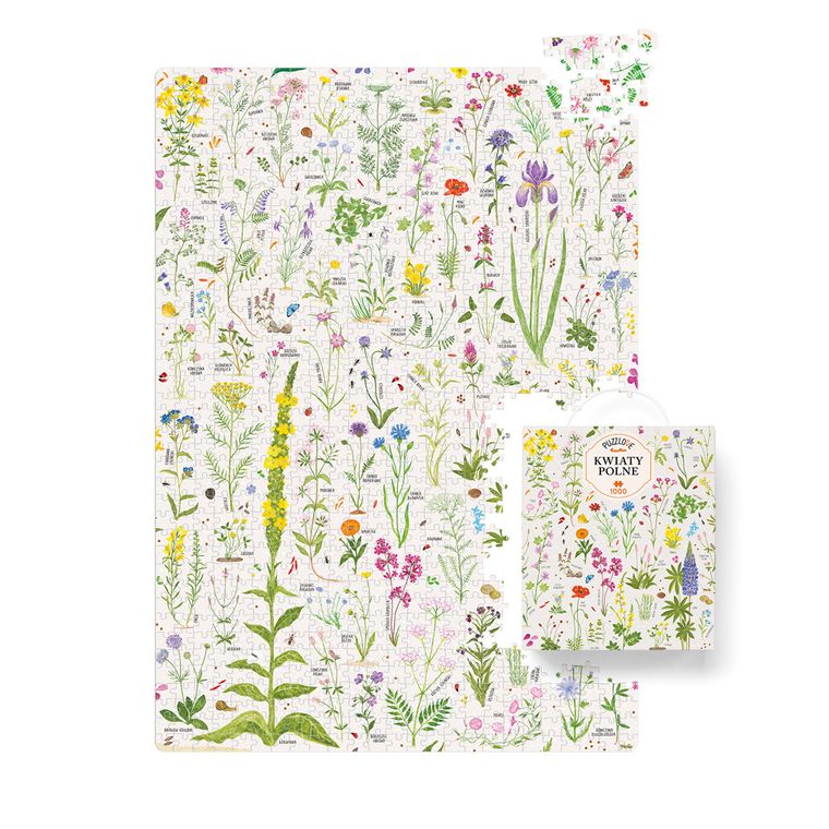 Puzzlove, CzuCzu, Kwiaty polne, puzzle, 1000 elementów