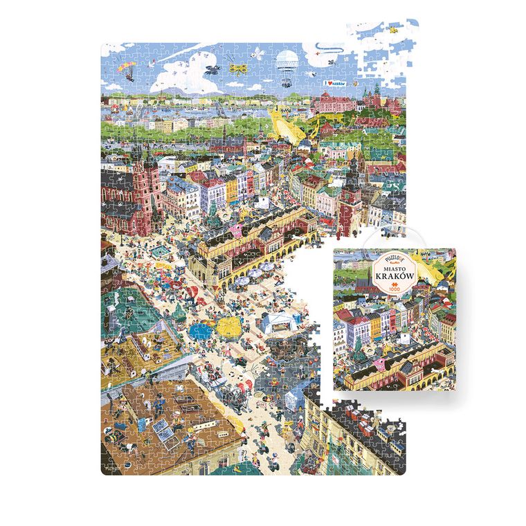 Puzzlove, CzuCzu, Miasto Kraków, puzzle, 1000 elementów