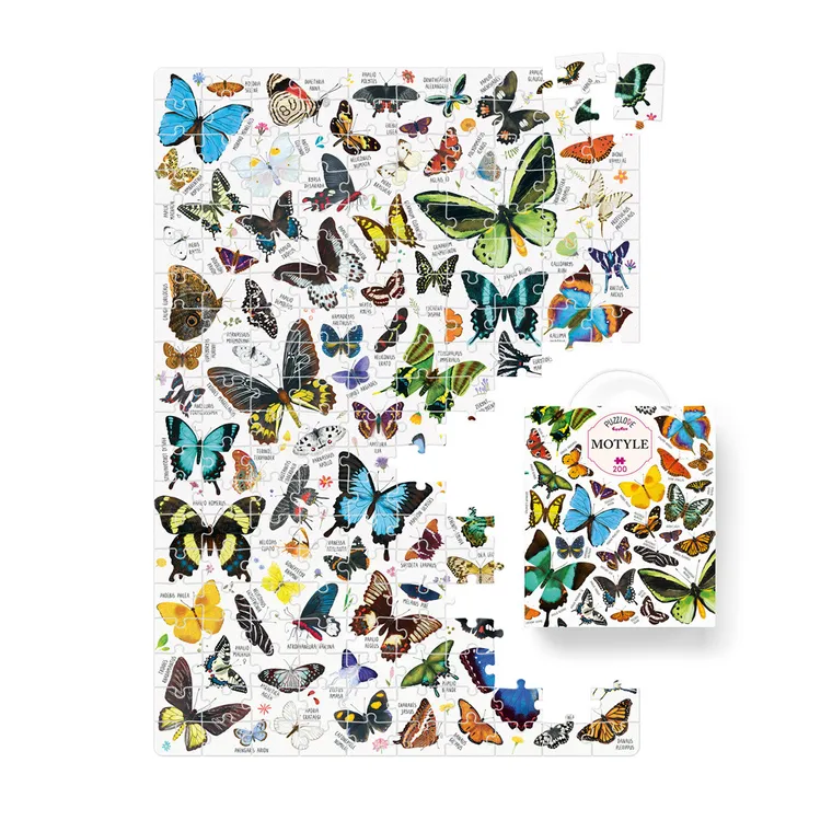 Puzzlove, CzuCzu, Motyle, puzzle, 200 elementów