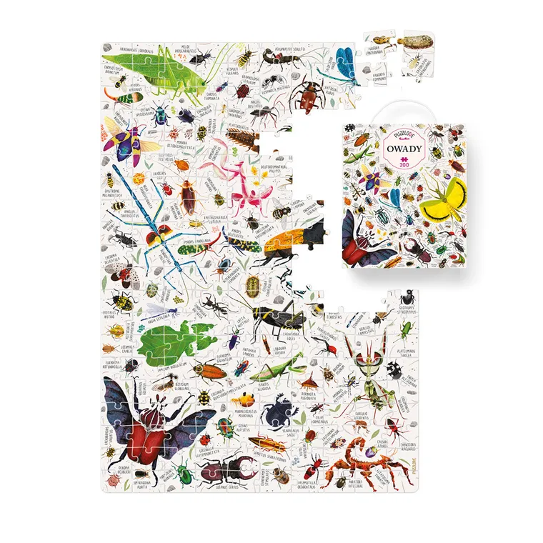 Puzzlove, CzuCzu, Owady, puzzle, 200 elementów