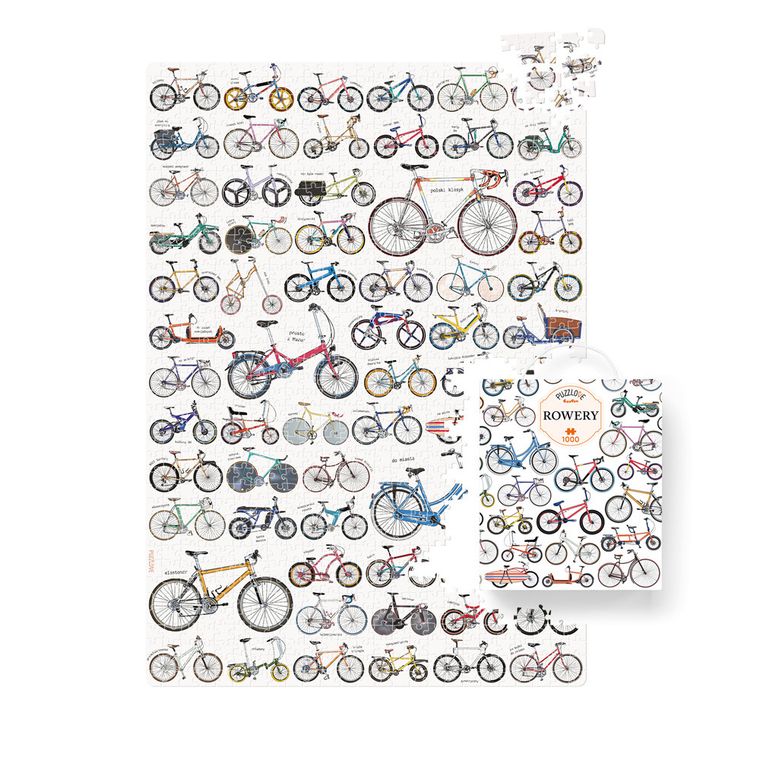 Puzzlove, CzuCzu, Rowery, puzzle, 1000 elementów