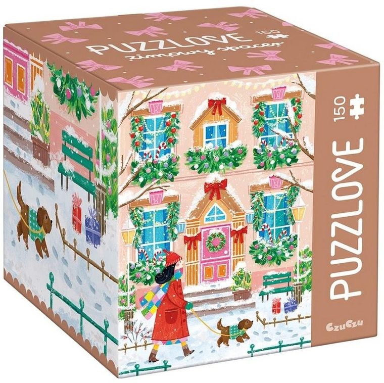Puzzlove, CzuCzu, Zimowy spacer, puzzle, 150 elementów
