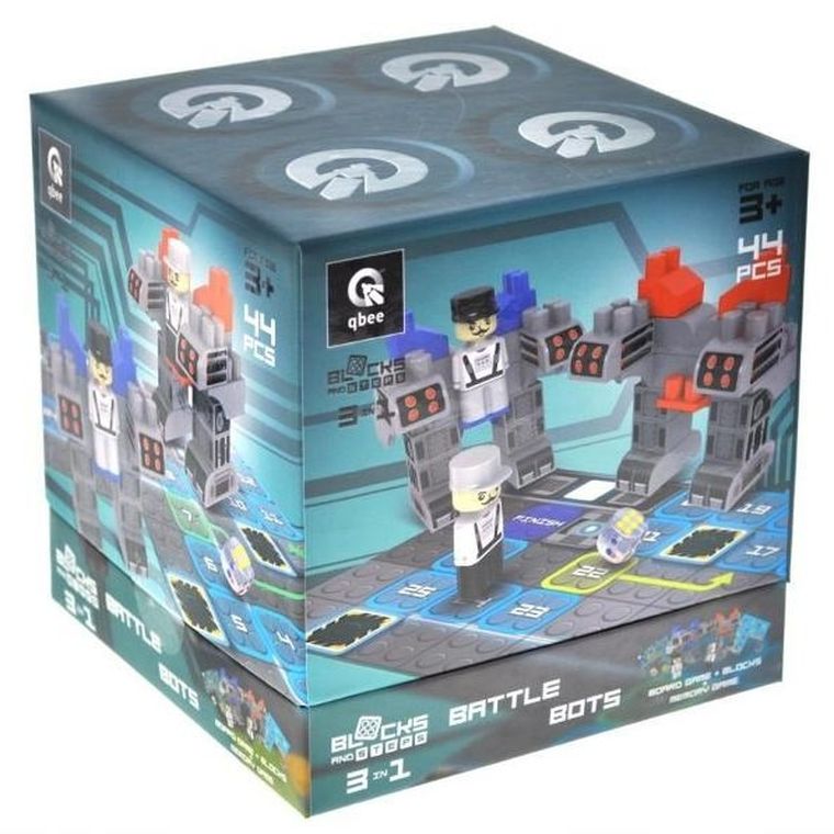 Qbee, Block&Steps, Bitwy robotów, klocki konstrukcyjne, 40 elementów