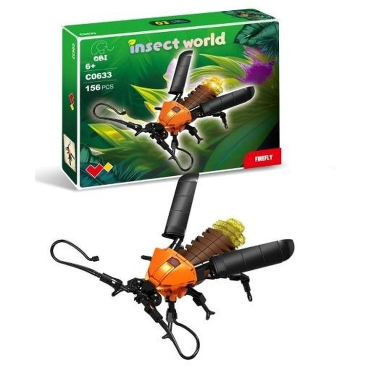 QBI, Insekty, Świetlik, klocki konstrukcyjne, 156 elementów