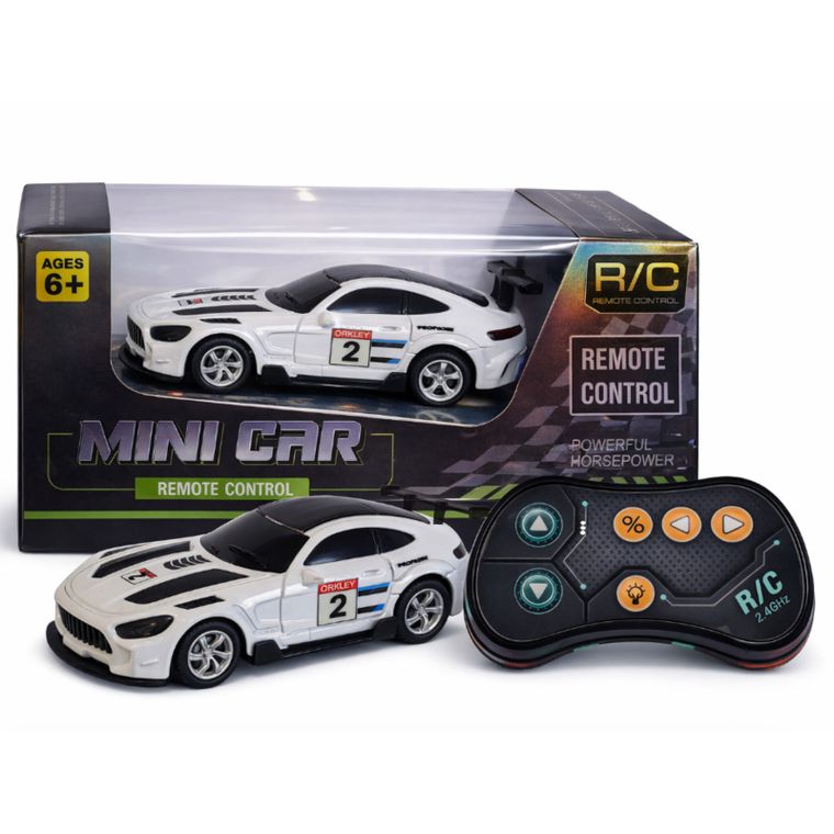 QBI, mini pojazd zdalnie sterowany, 1:64, biały