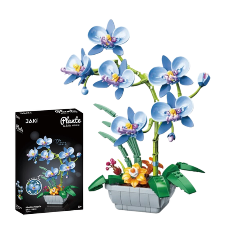 QBI, Orchidea błękitna, klocki konstrukcyjne, 581 elementów