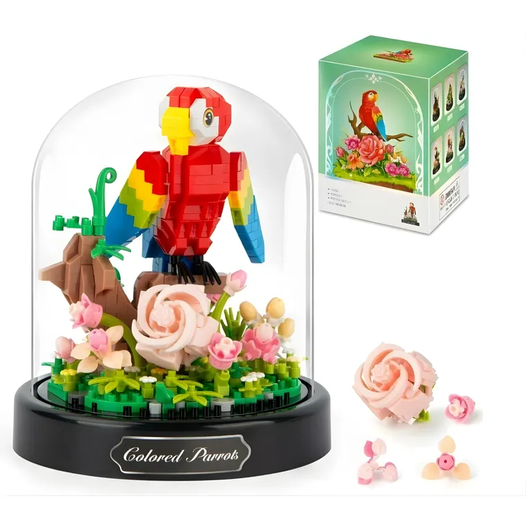 QBI, Piękna Papuga, klocki konstrukcyjne, 551 elementów