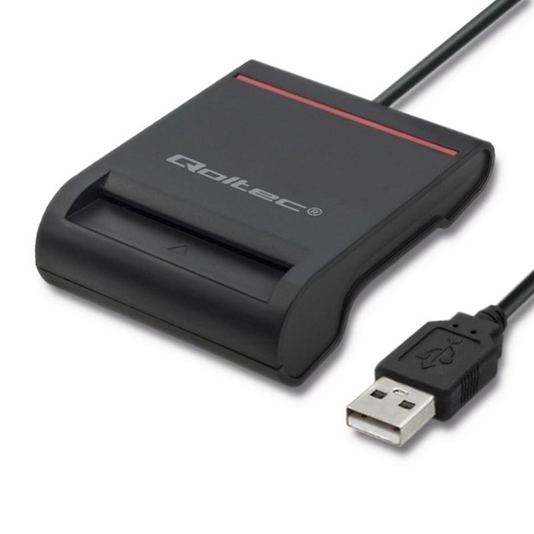 Qoltec, inteligentny czytnik kart chipowych ID, USB 2.0