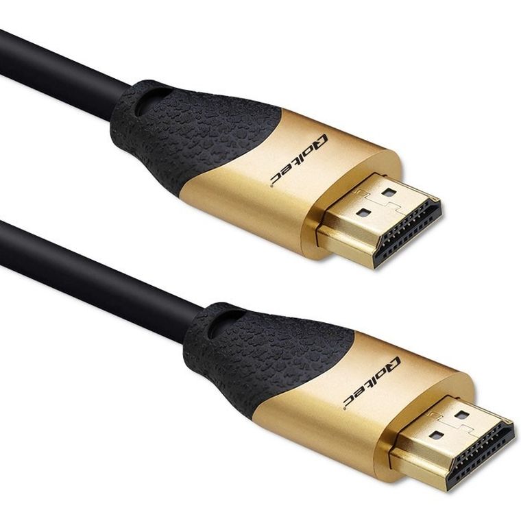 Qoltec, kabel HDMI, v2.1 Ultra High Speed, 8K 60 Hz, 30 AWG, gold