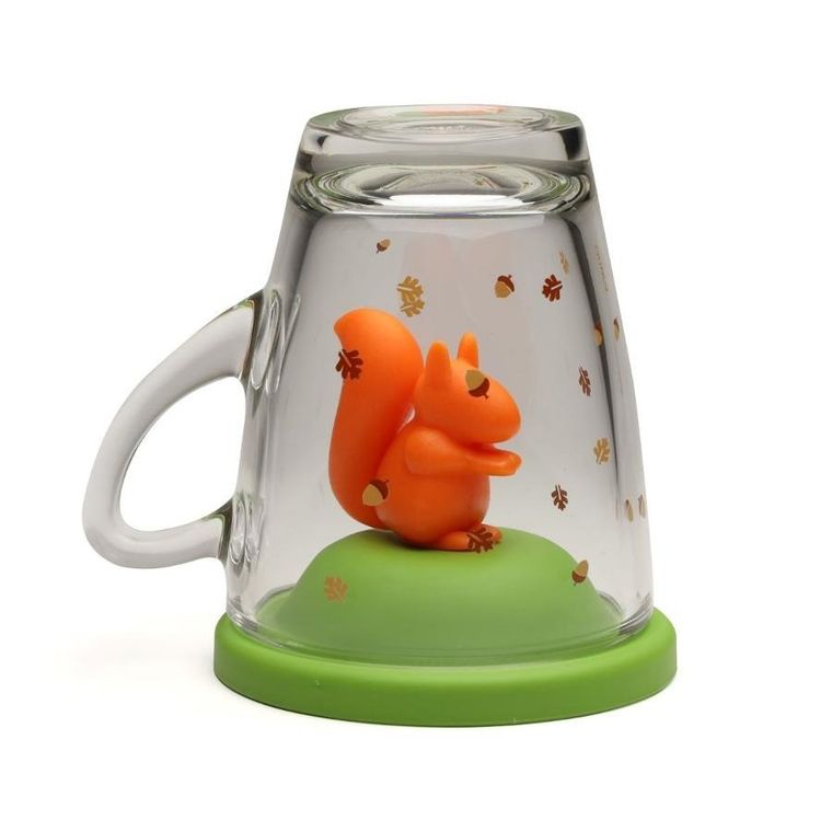 Qualy, kubek z pokrywką, wiewiórka, 10428-GN-OR