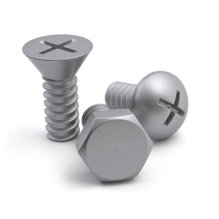 Qualy, Śruby, wieszaki, srebrne, 10064-SV