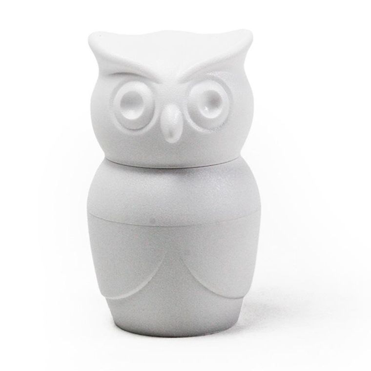 Qualy, Tasty Owl, młynek do soli i pieprzu, biały, 10251-W