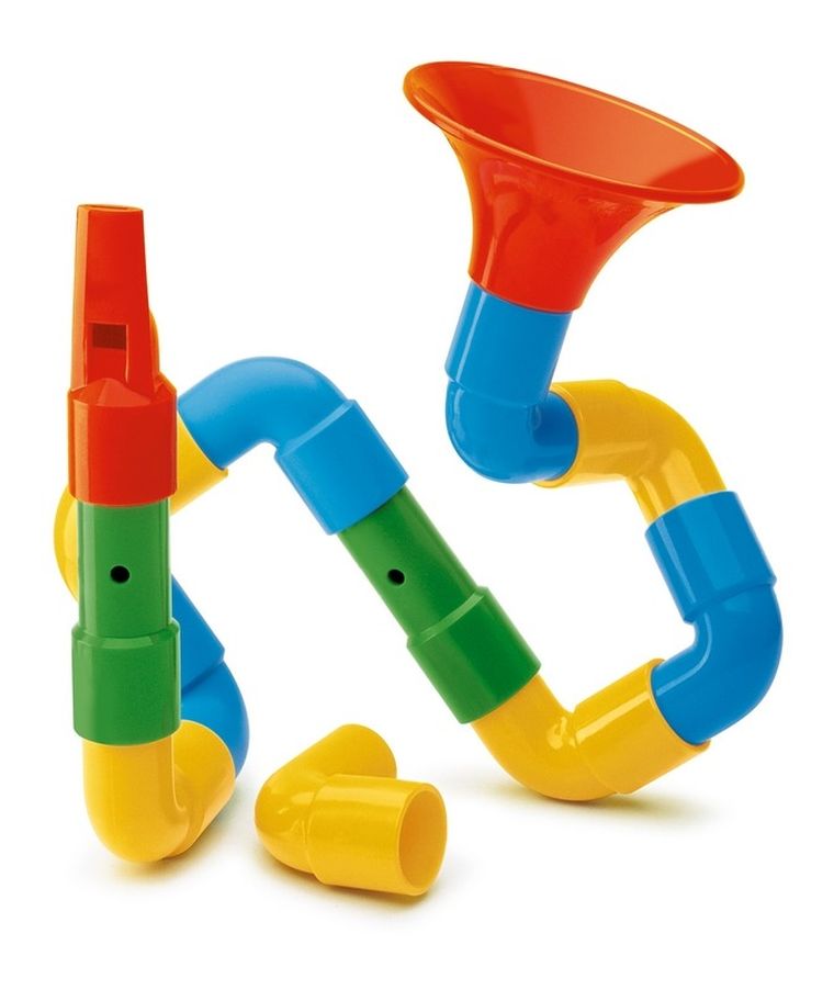 Quercetti, Saxofon, zestaw konstrukcyjny, 16 elementów