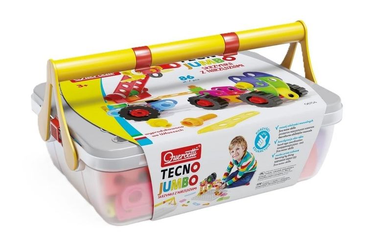 Quercetti, Tecno Jumbo, skrzynka z narzędziami