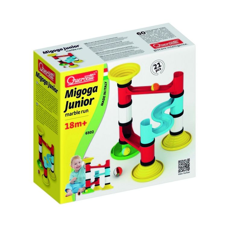 Quercetti, tor kulkowy Migoga Junior, zestaw konstrukcyjny