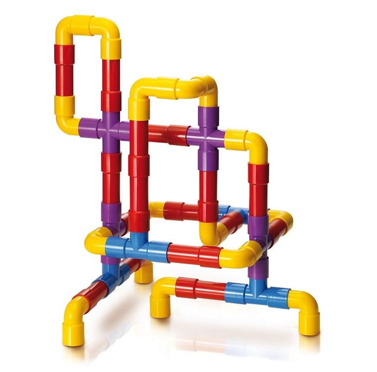 Quercetti, Tubation, zestaw konstrukcyjny, 40 elementów