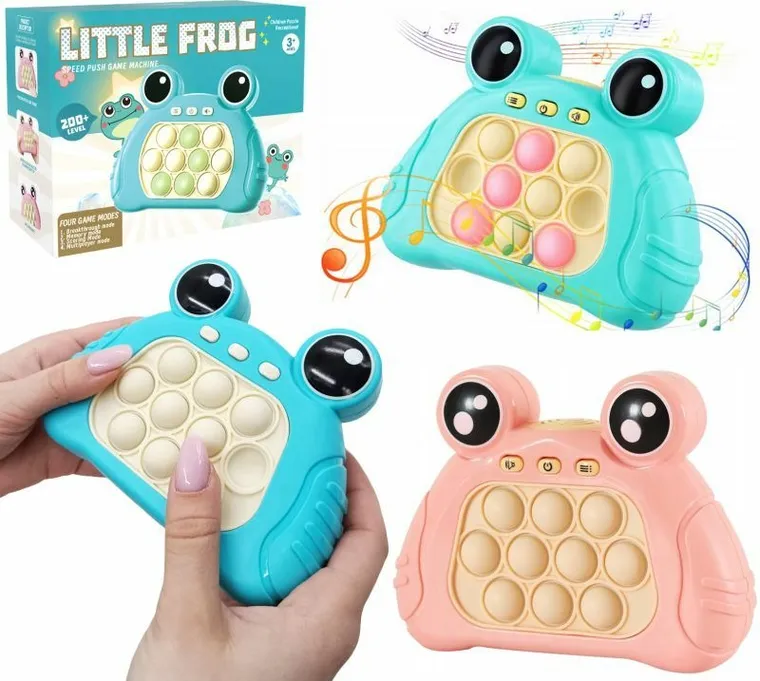 Quick Push, Pop It, żabka, gra zręcznościowa