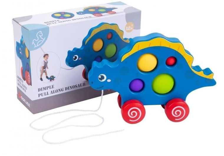 Quint, dinozaur, zabawka do ciągnięcia, pop it