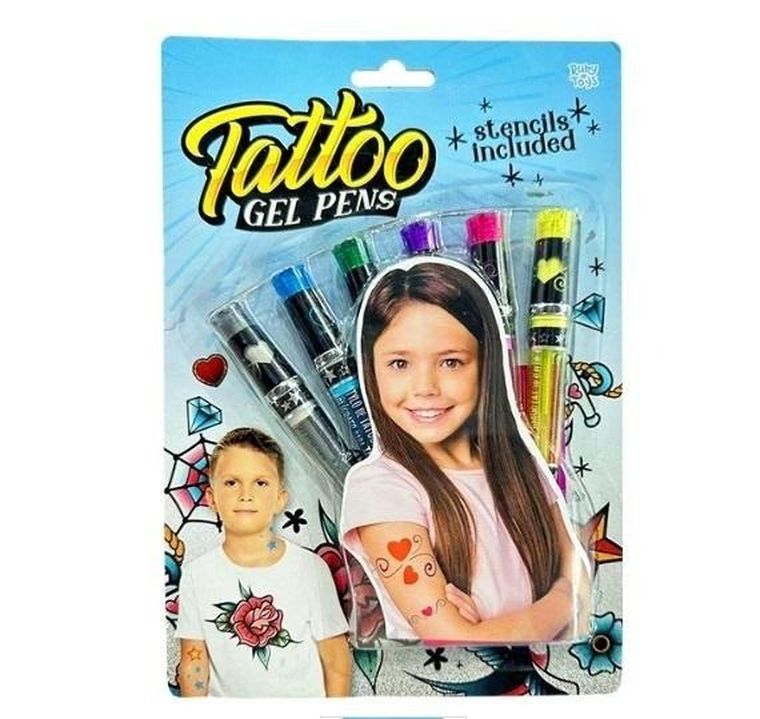 Quint, długopisy żelowe do tatuażu, 6 szt.