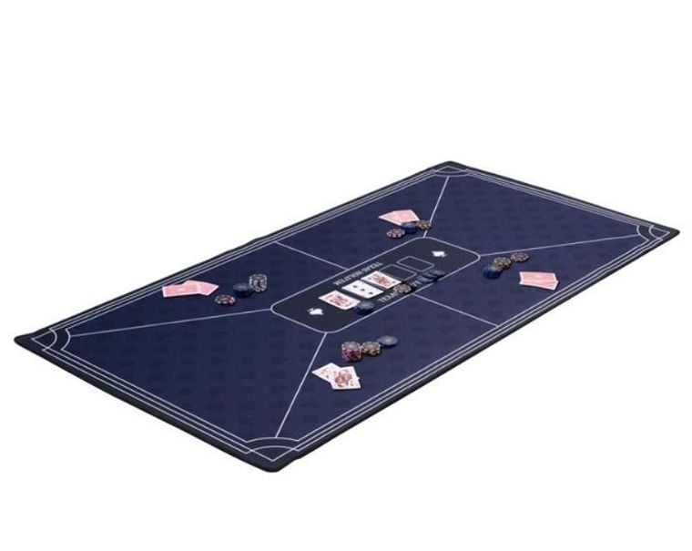 Quint, mata do pokera, niebieska, 118-59 cm