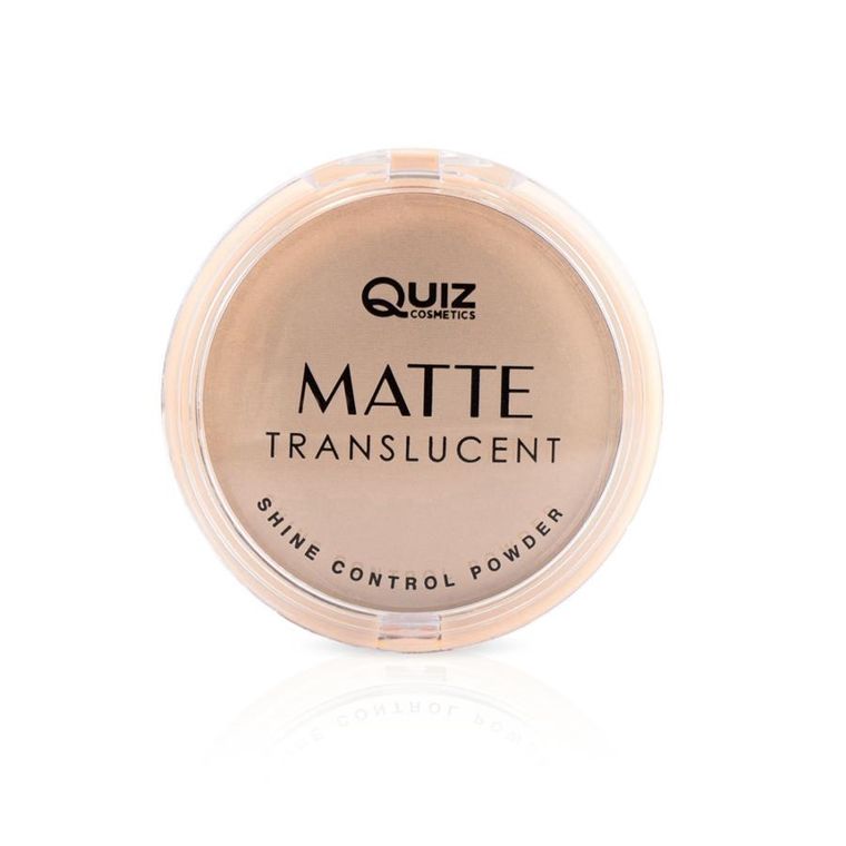 Quiz Cosmetics, Matte Translucent Powder, transparentny puder matujący, N°02, 10g