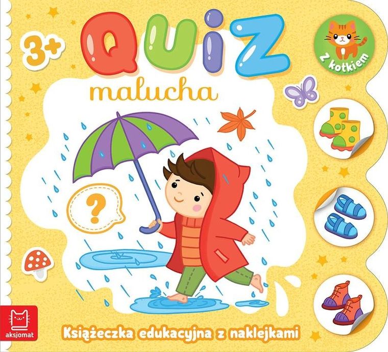 Quiz malucha. Książeczka edukacyjna z naklejkami