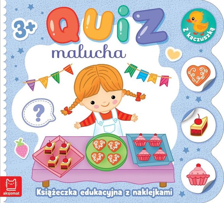 Quiz malucha. Książeczka edukacyjna z naklejkami