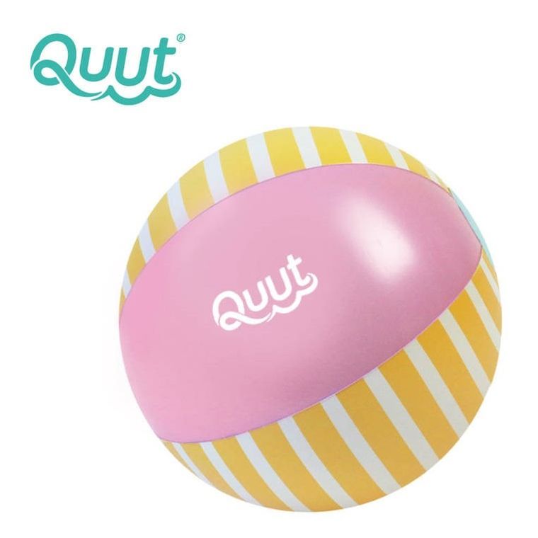 Quut, piłka plażowa, Banana Pink, 30 cm