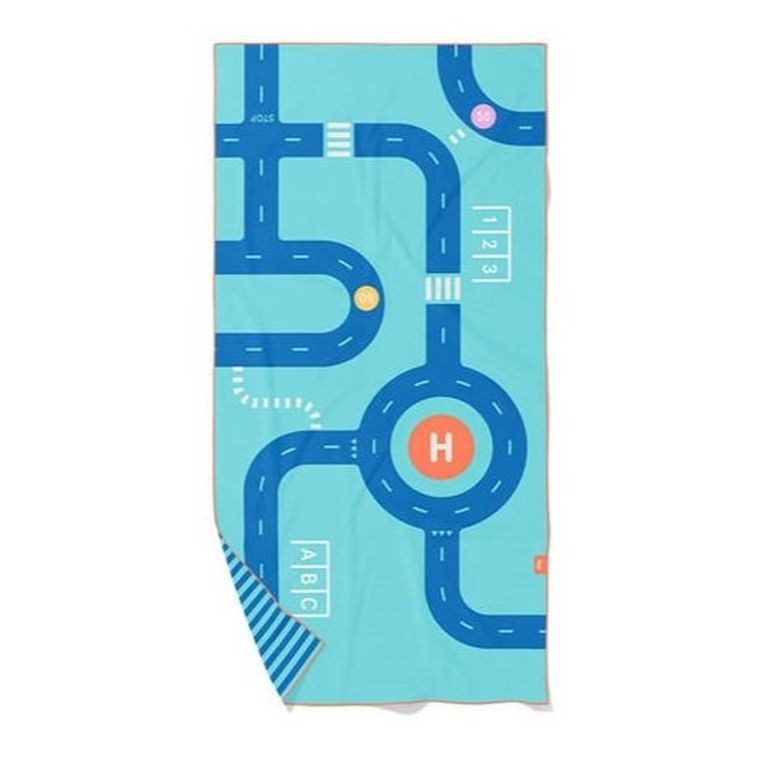 Quut, PlayTowels, Road, dwustronny ręcznik plażowy, 70-140 cm