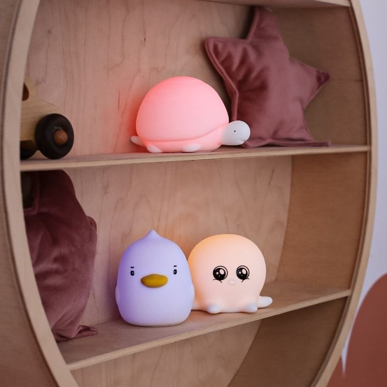 Rabbit & Friends, Mini Wodne, lampki silikonowe, wodoodporne, 3 szt.