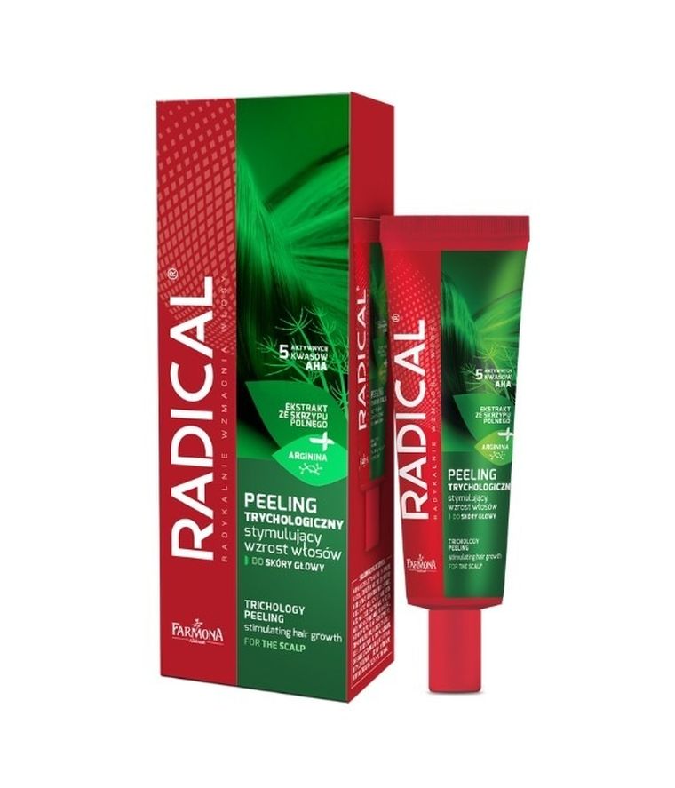 Radical, peeling trychologiczny stymulujący wzrost włosów, 75 ml