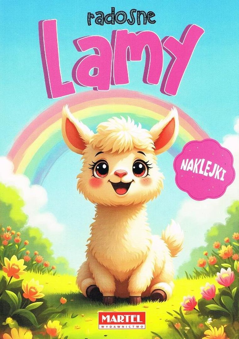 Radosne lamy. Kolorowanka z naklejkami
