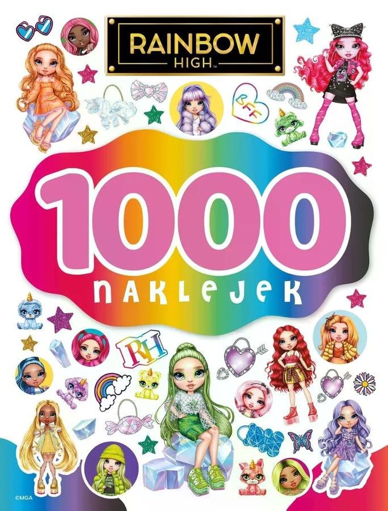 Rainbow High. 1000 naklejek