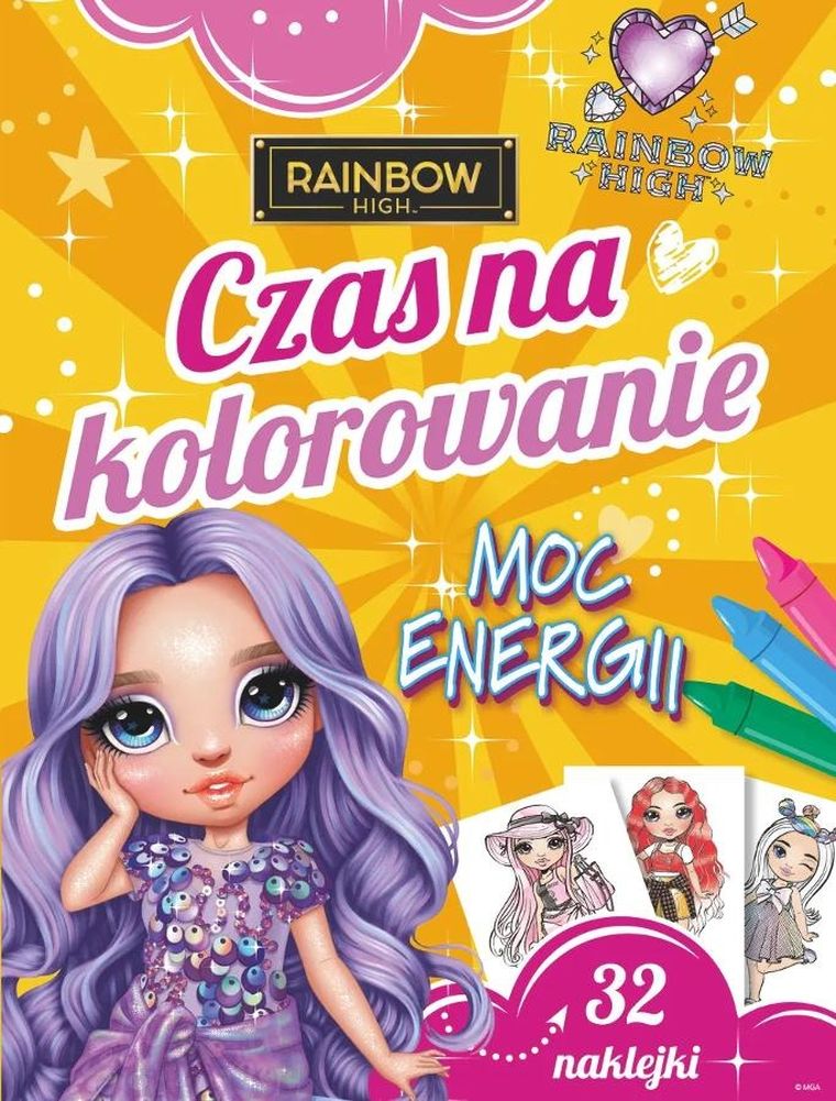 Rainbow High. Czas na kolorowanie. Moc energii