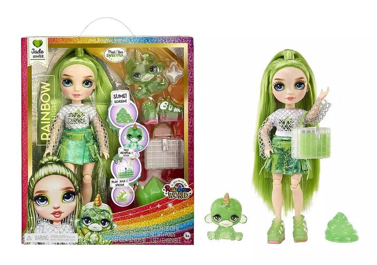 Rainbow High, Fashion Doll, Jade, lalka modowa
