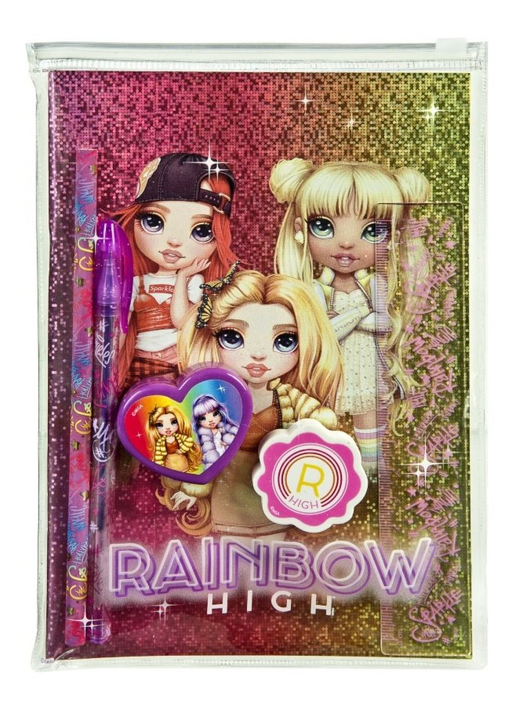 Rainbow High, notes z akcesoriami, 7 szt.