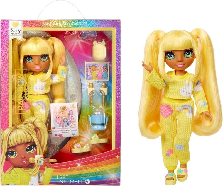 Rainbow High, Party Fashion Doll, Sunny, lalka modowa