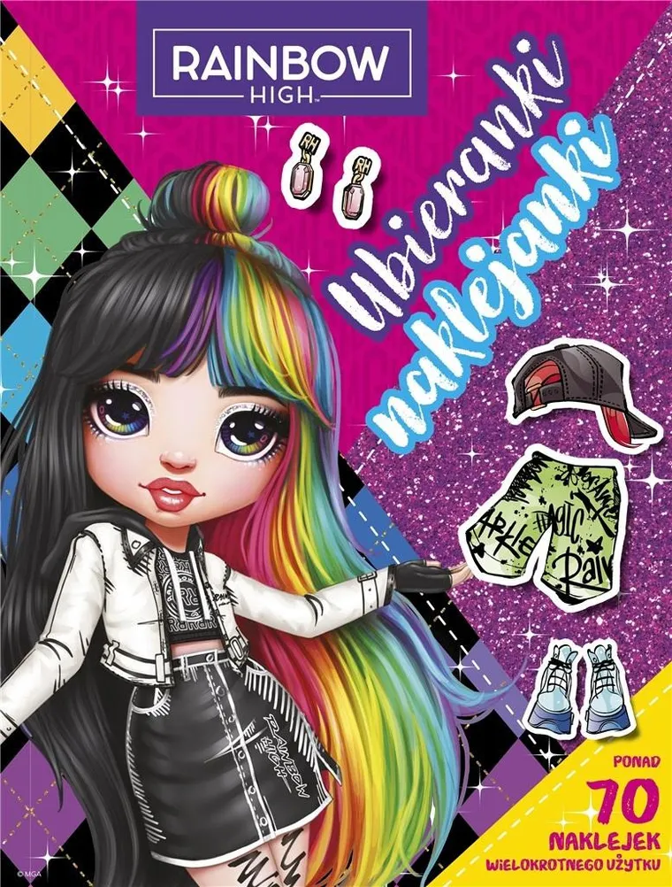 Rainbow High. Ubieranki naklejanki