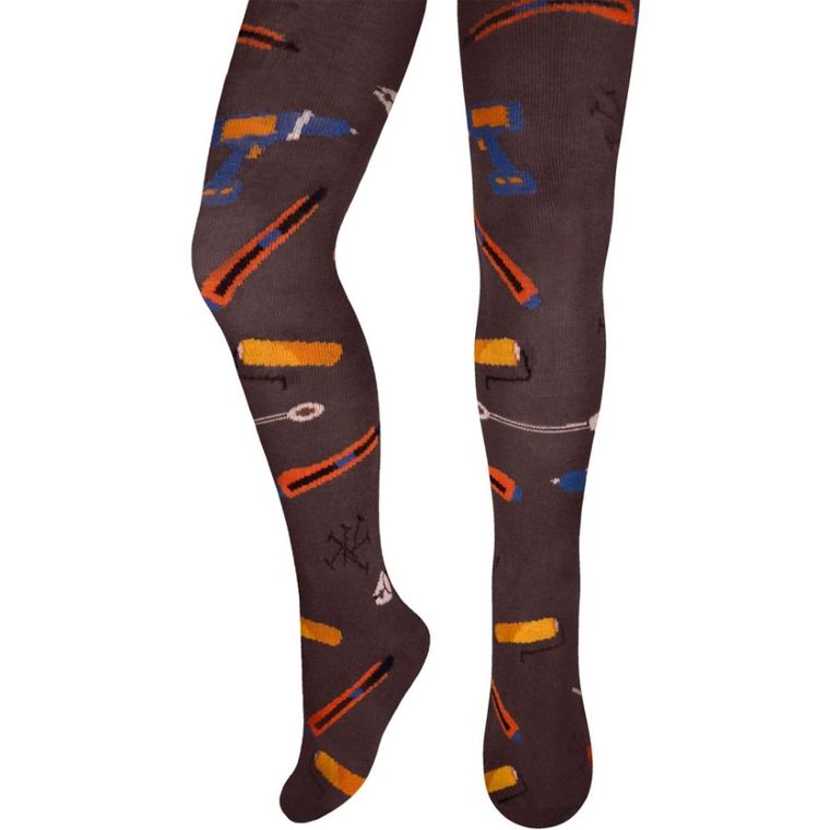 Rajstopy chłopięce, brązowe, Milusie