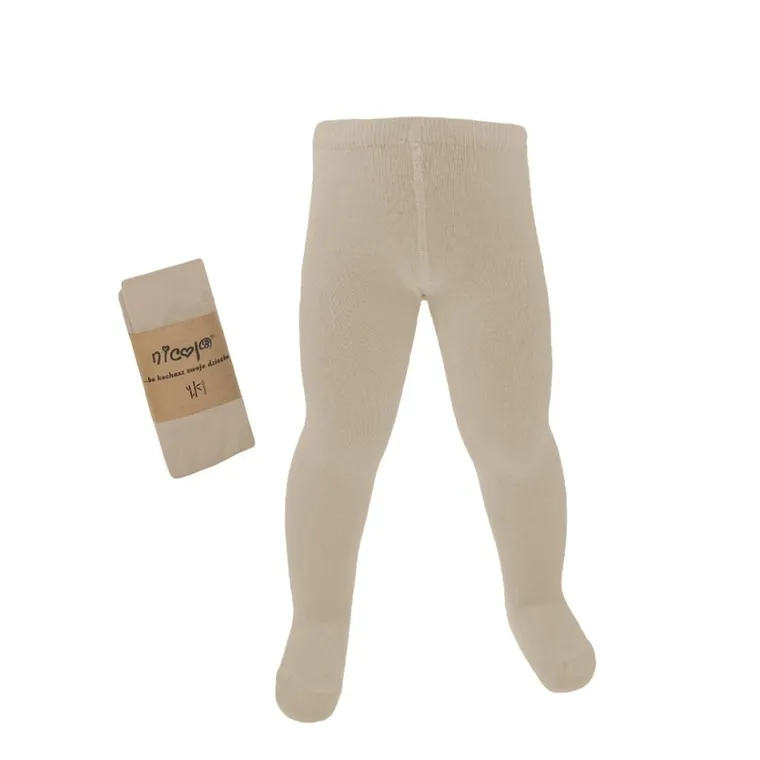 Rajstopy dziecięce, bambusowe, beżowe, Nicol