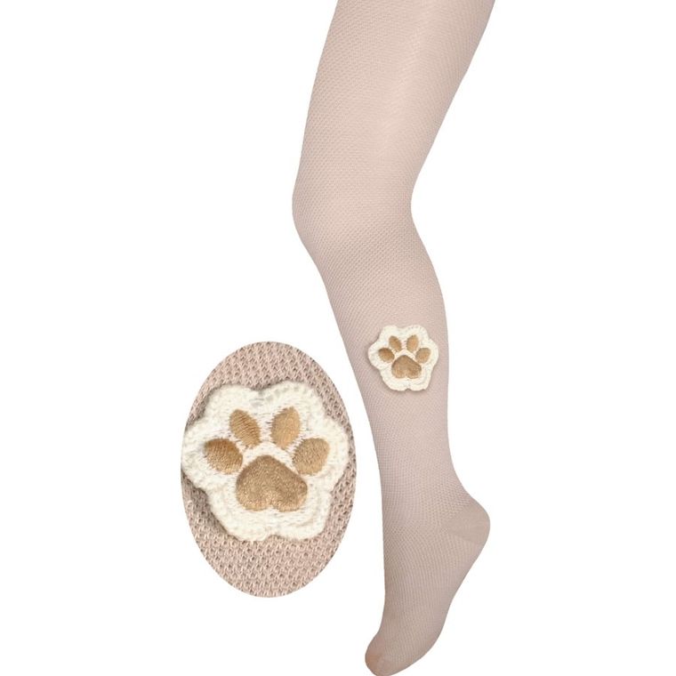 Rajstopy dziecięce, beżowe, Milusie