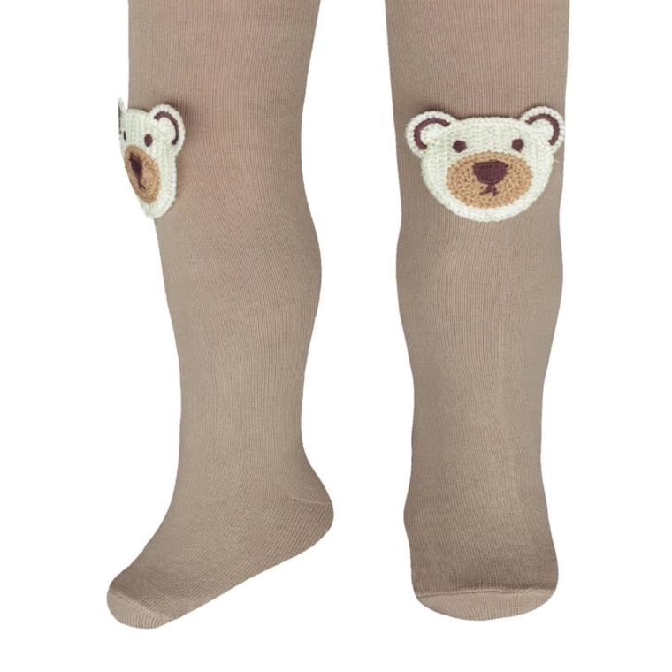 Rajstopy dziecięce, beżowe, Milusie