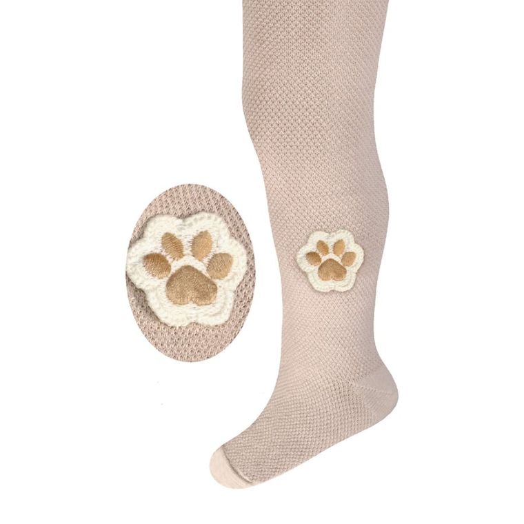 Rajstopy dziecięce, beżowe, Milusie