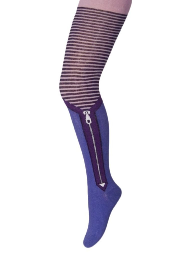 Rajstopy dziewczęce bawełniane, fioletowe, Milusie