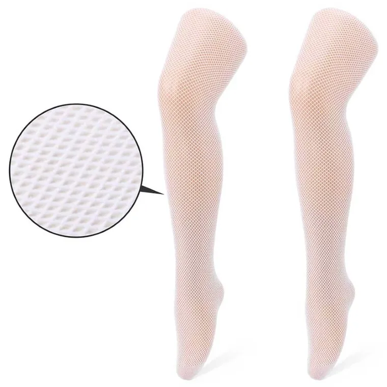 Rajstopy dziewczęce, białe, Be Snazzy