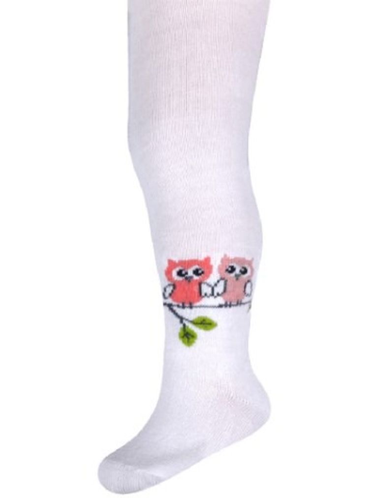 Rajstopy dziewczęce, białe, Milusie