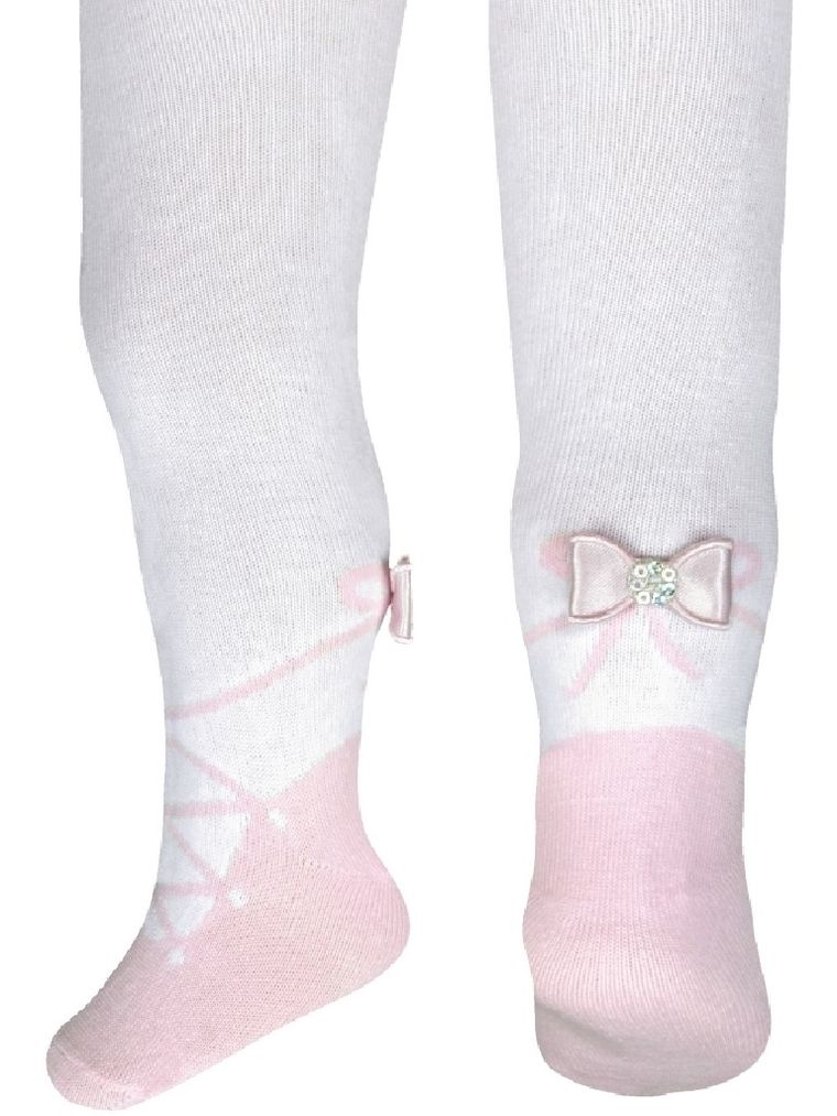 Rajstopy dziewczęce, białe, Milusie
